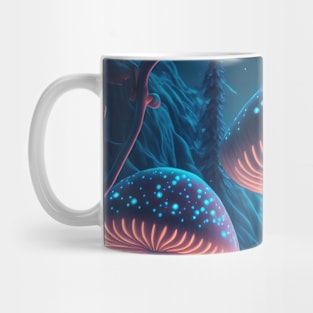 Mushroom Winter Wonderland #5 Mug